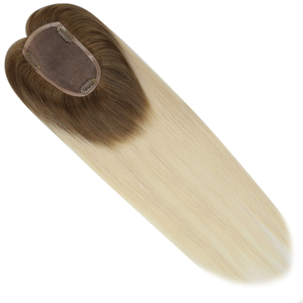 Full Shine Lace Wig Toppers 3*5 Inch Lace Base Hairpiece For Women #10/613