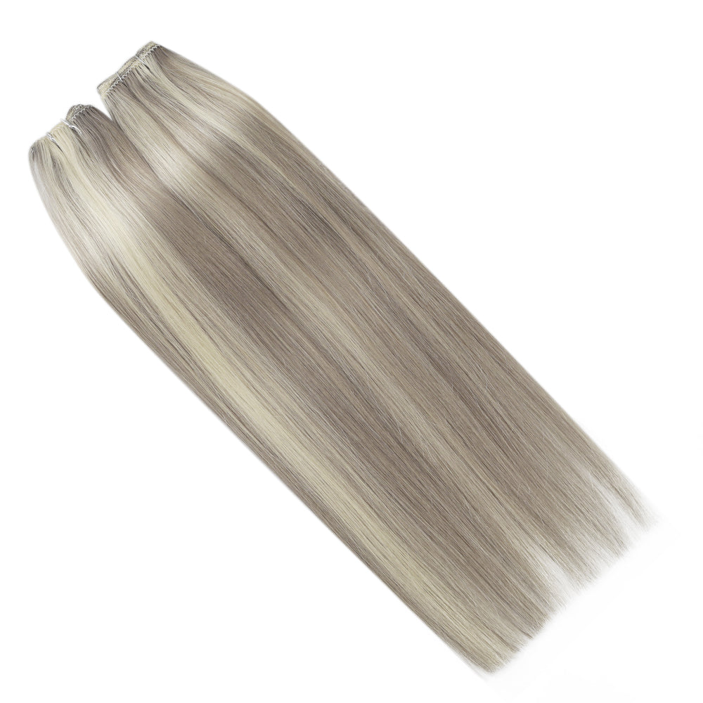 Full Shine Virgin Weft Brazilian 100% Human Hair Sew In Bundles (#P19/60)