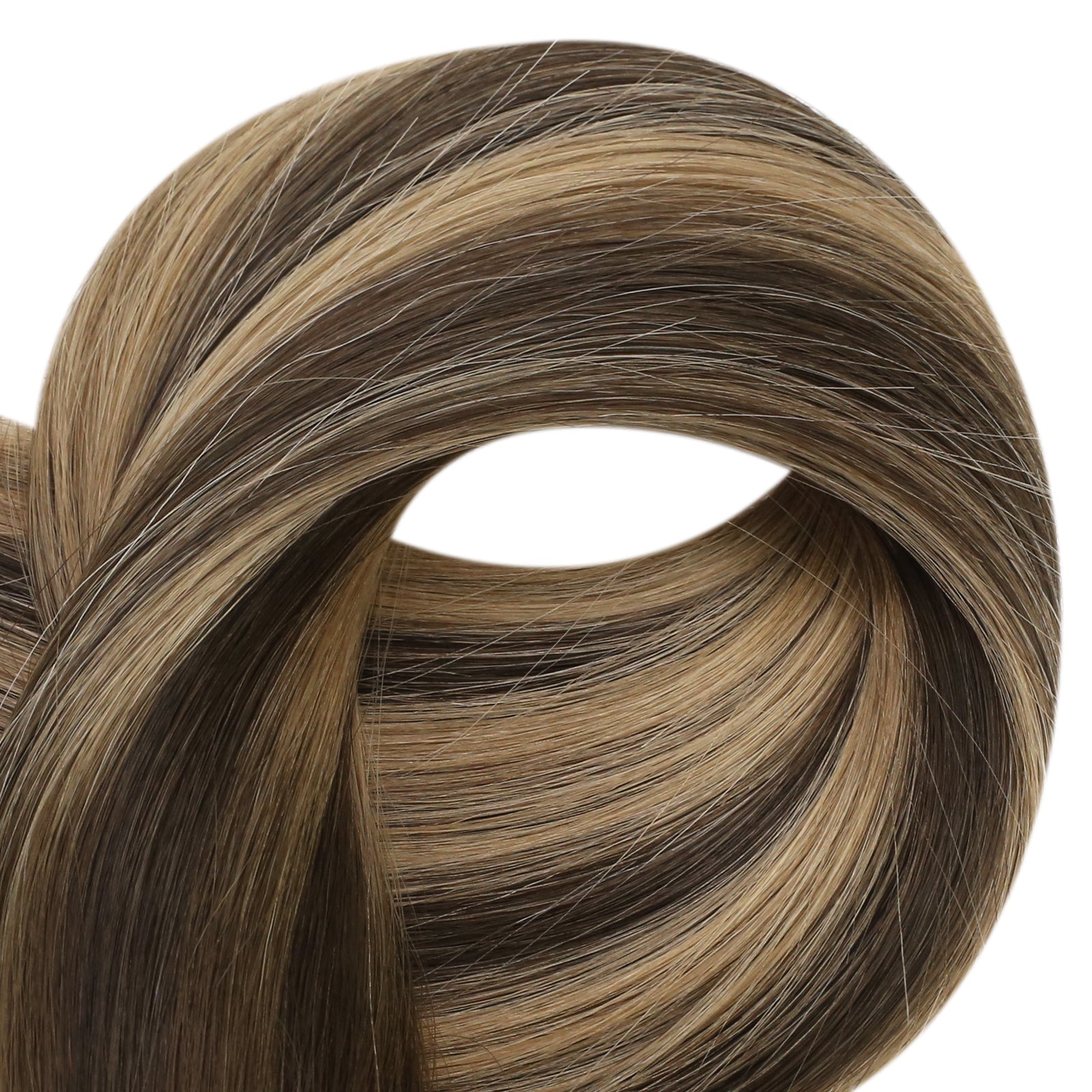 Full Shine Tape in Hair Extensions 100% Virgin Human Hair Balayage (#BM)