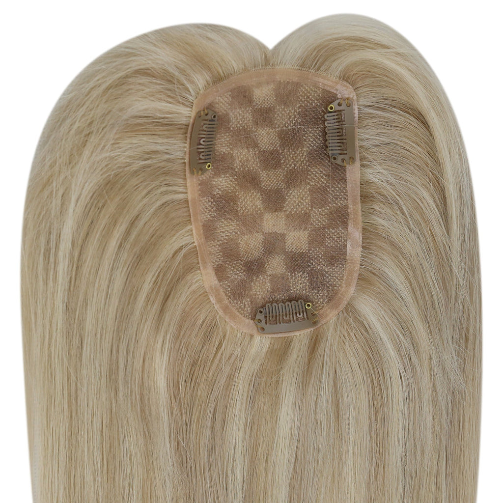 Full Shine Lace Wig Toppers 3*5 Inch Lace Base Hairpiece For Women #18P613