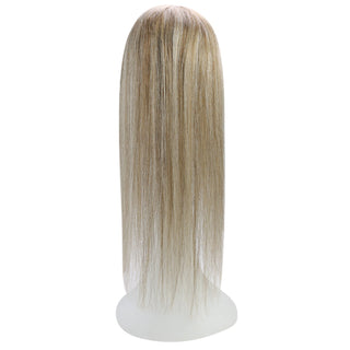 Full Shine Lace Human Hair Topper Piece 13cm*13cm For Women Highlights #P8/60
