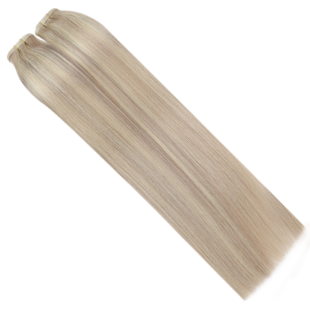 virgin hair weft seamless hair