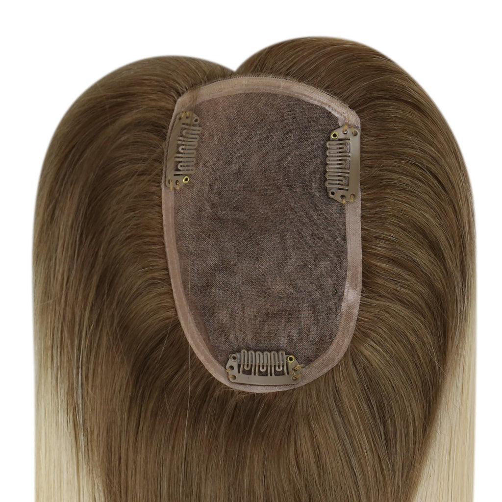 Full Shine Lace Wig Toppers 3*5 Inch Lace Base Hairpiece For Women #10/613