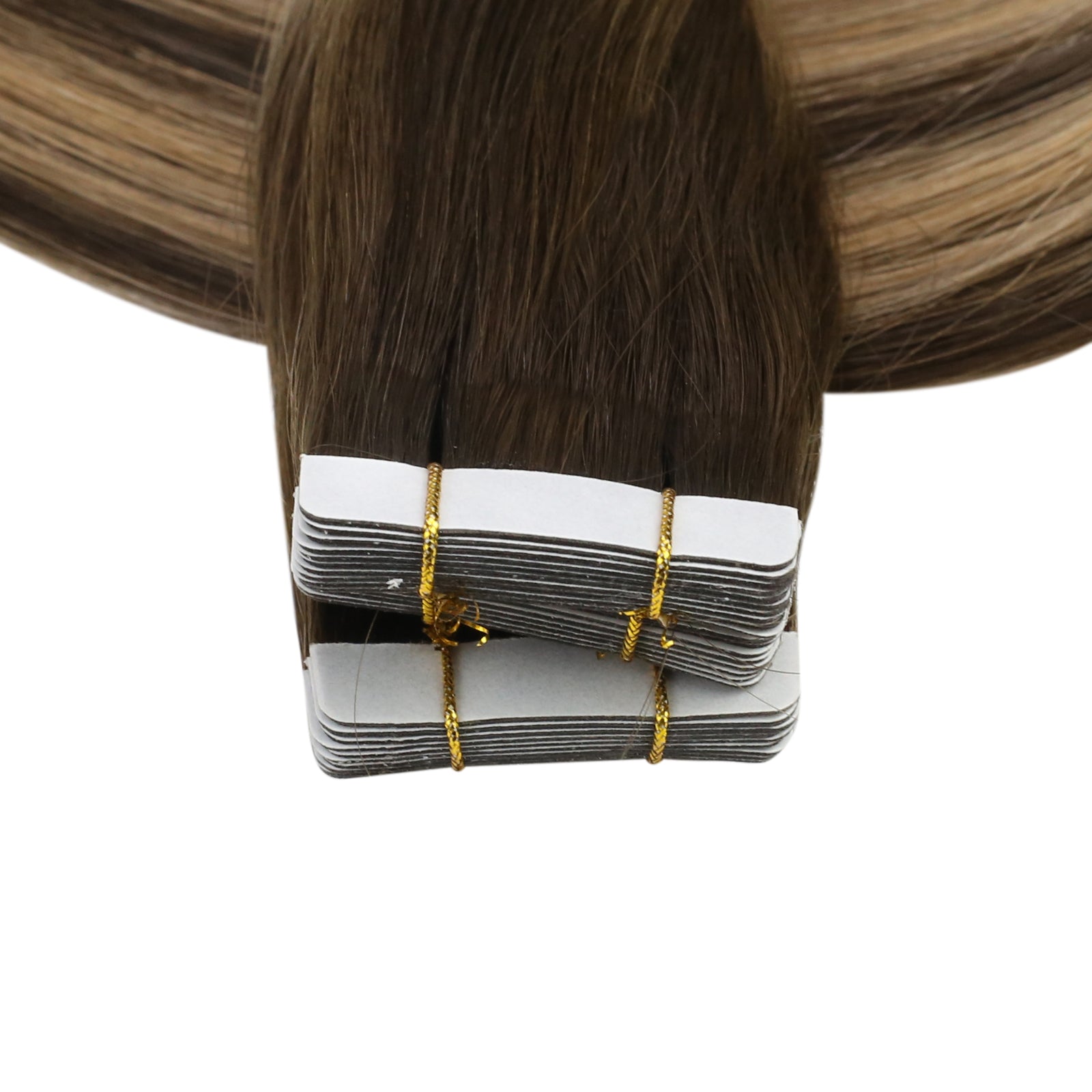 Full Shine Tape in Hair Extensions 100% Virgin Human Hair Balayage (#BM)