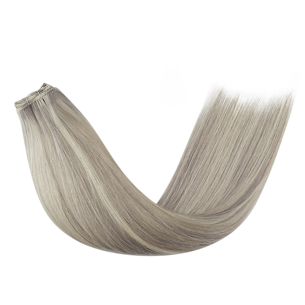 Full Shine Virgin Weft Brazilian 100% Human Hair Sew In Bundles (#P19/60)