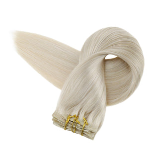 seamless hair extensions clip in