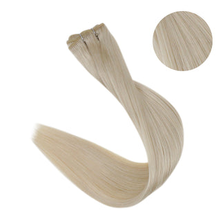 blonde braiding hair
