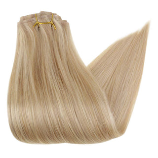 balayage clip in remy hair extensions