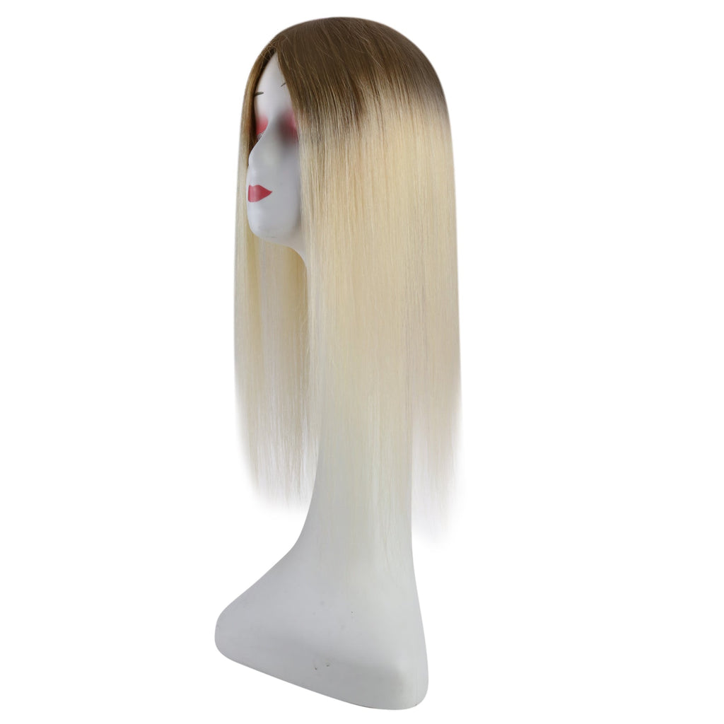 Full Shine Lace Wig Toppers 3*5 Inch Lace Base Hairpiece For Women #10/613