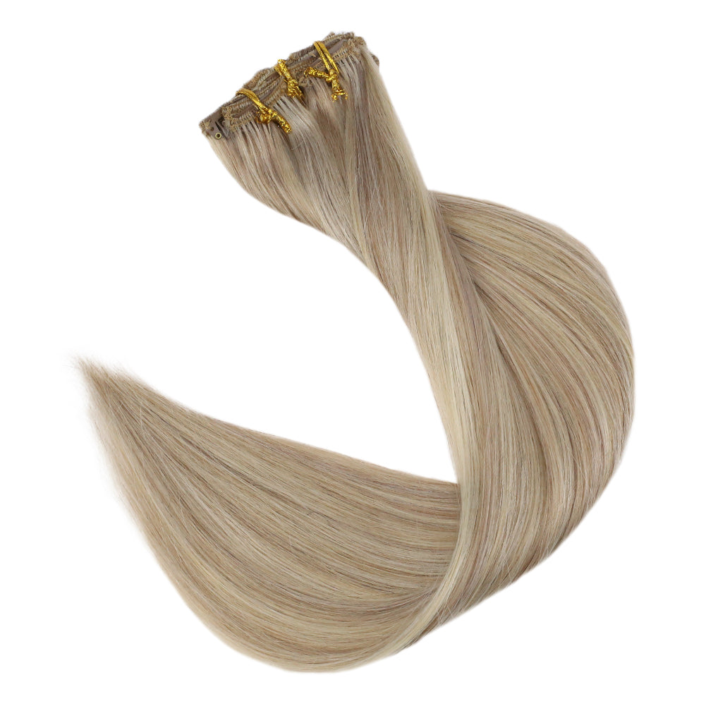 remy hair extensions clip in human hair