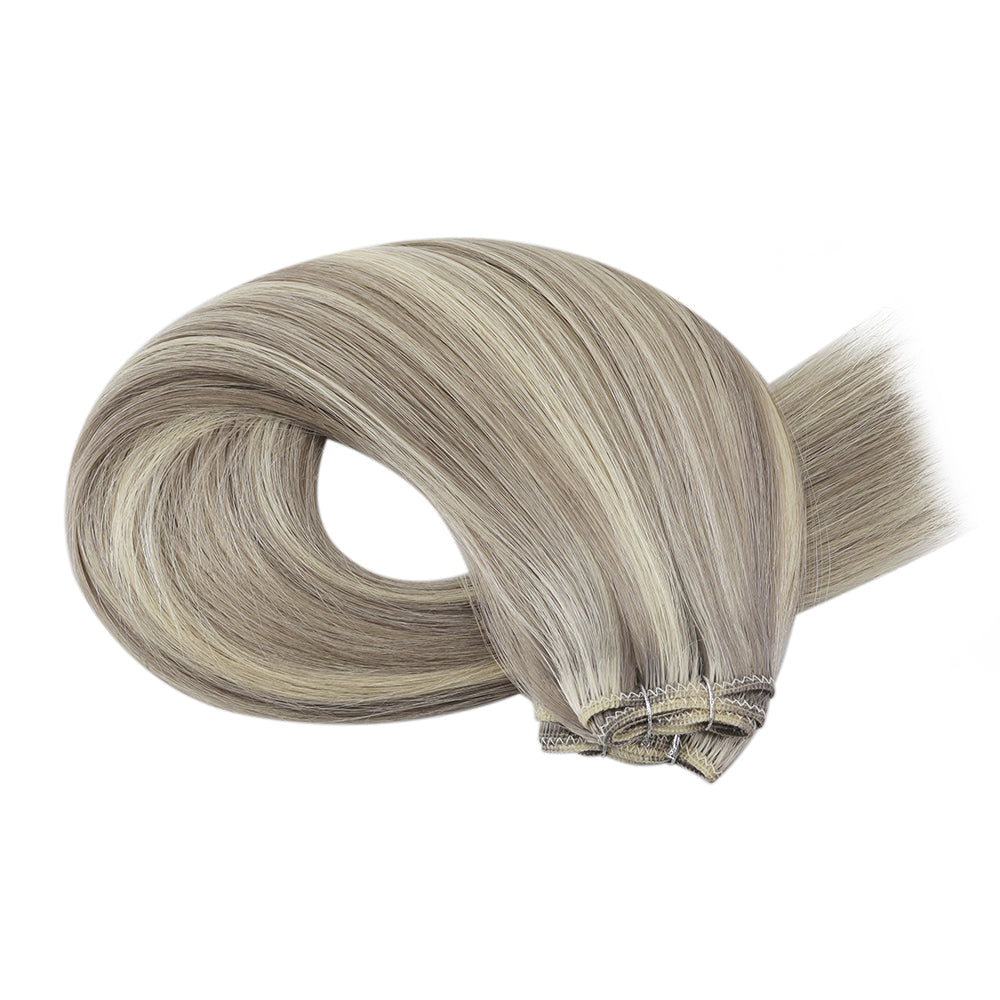 Full Shine Virgin Weft Brazilian 100% Human Hair Sew In Bundles (#P19/60)