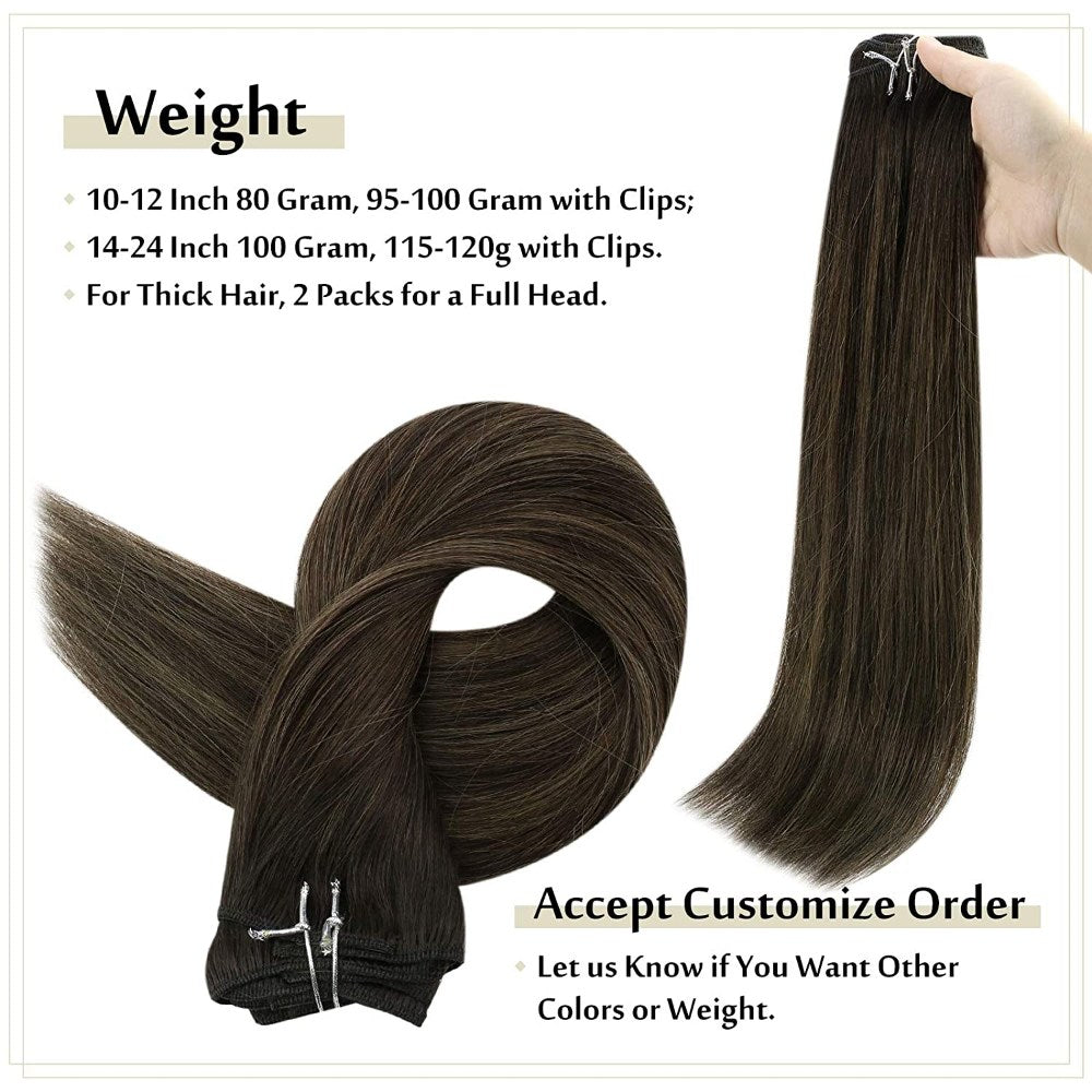 clip in human hair extensions