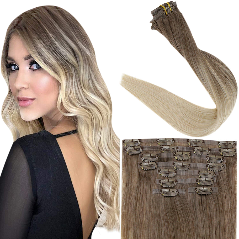 hair extensions seamless clip in
