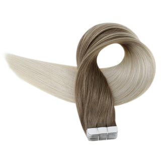 tape in human hair extensions 20 pieces