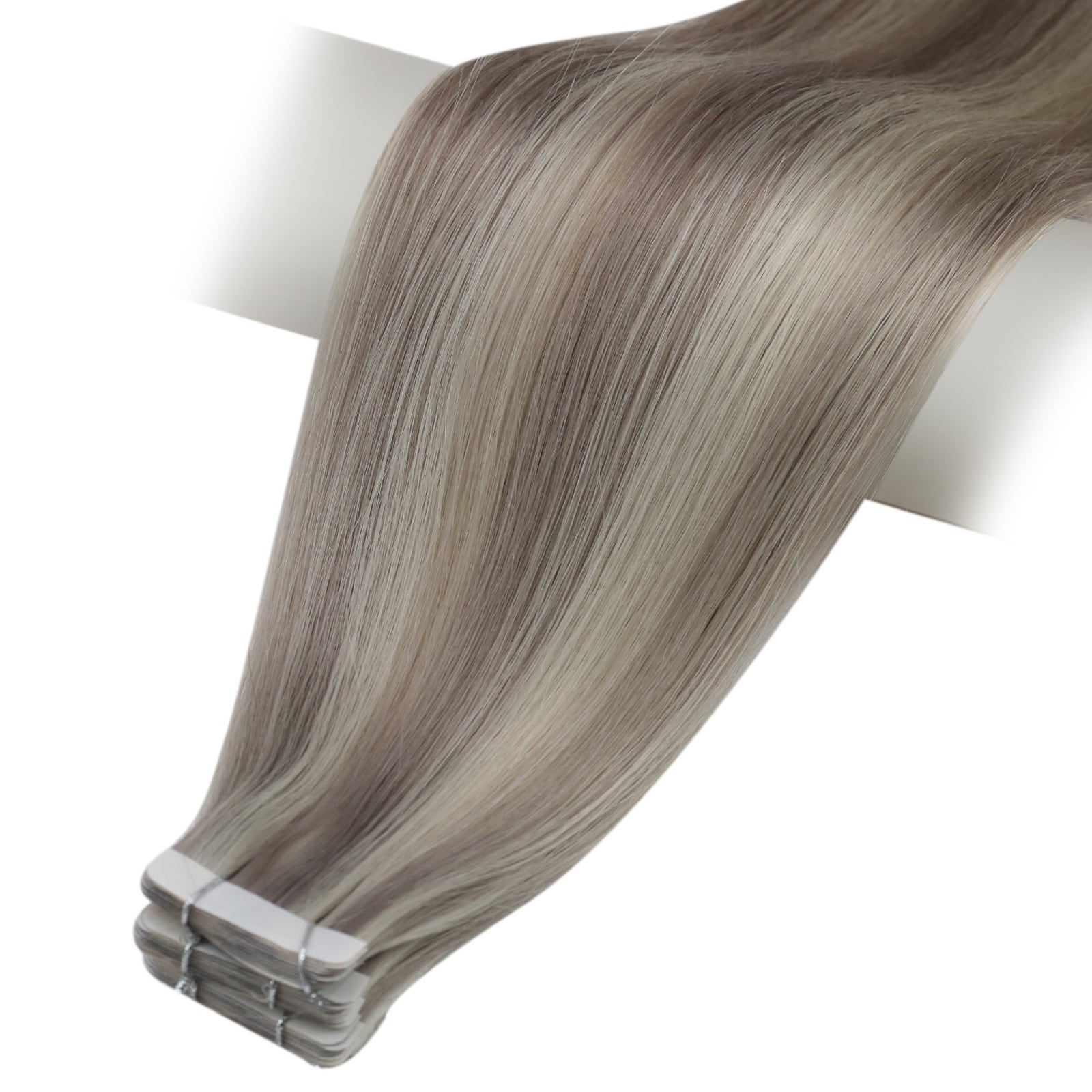 Full Shine Tape in Hair Extensions 100% Virgin Human Hair Highlights (#P19/60)