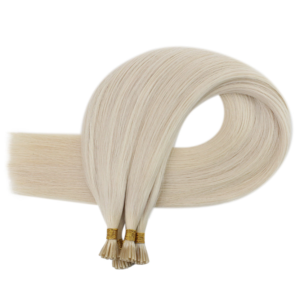 virgin real hair keratin extensions