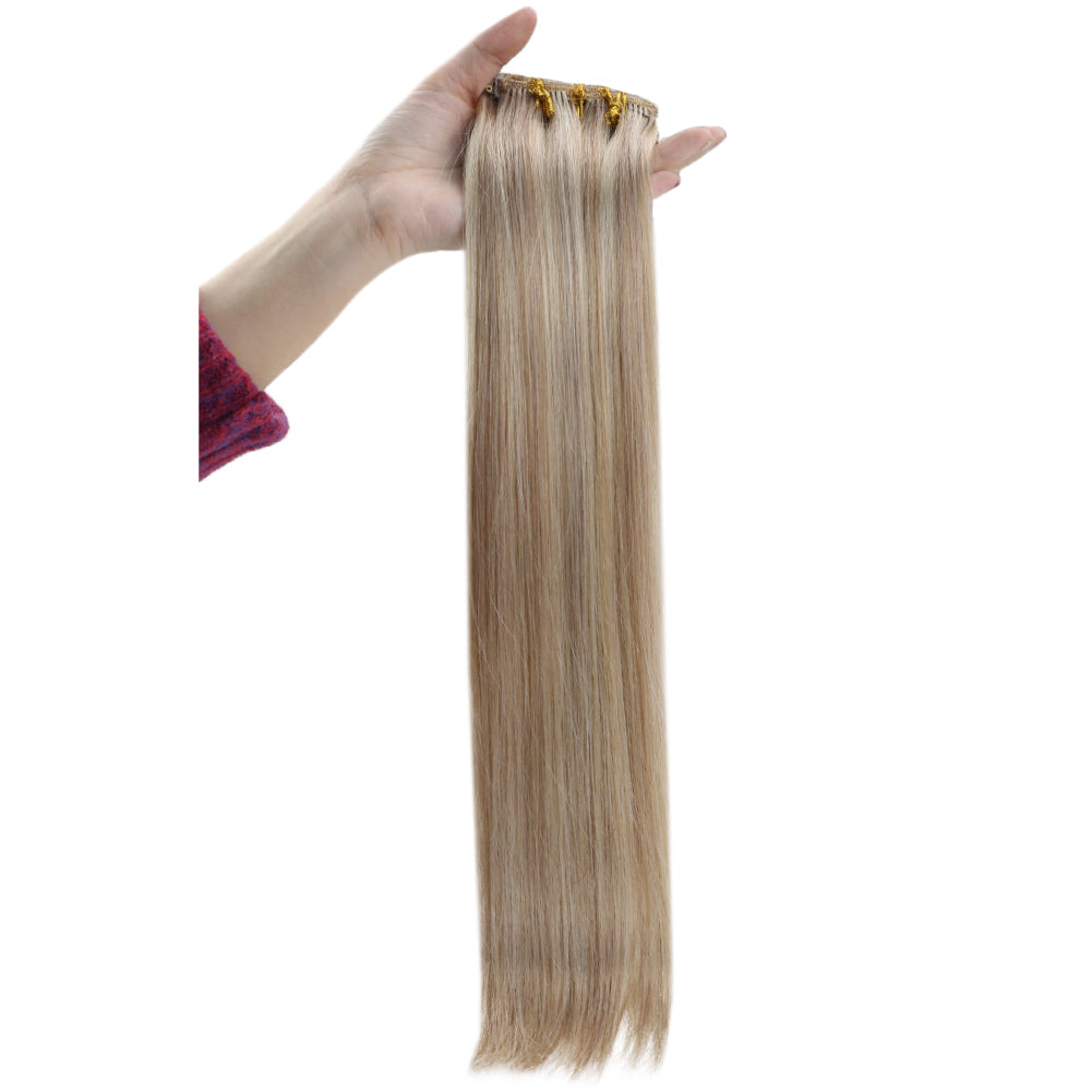 remy hair clip ins