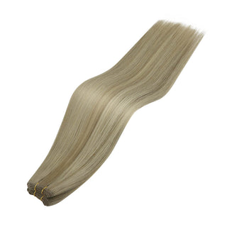 Full Shine Virgin Weft Brazilian 100% Human Hair Sew In Bundles Highlights(#P8/60)