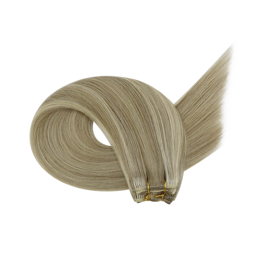 Full Shine Virgin Weft Brazilian 100% Human Hair Sew In Bundles Highlights(#P8/60)