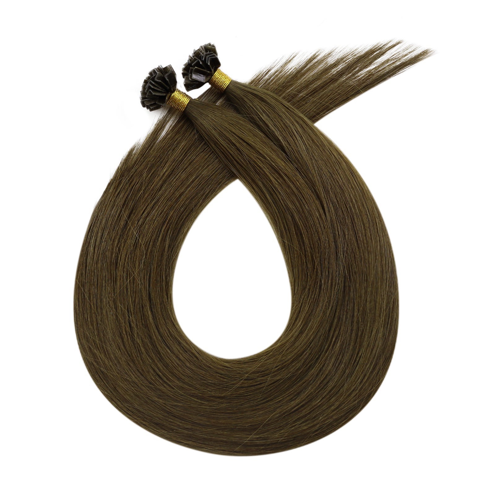 Full Shine K Tip Hair Extensions 100% Virgin Human Hair Dark Brown (#4)