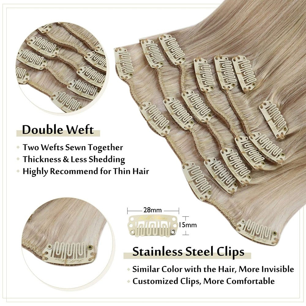 balayage clip hair extensions