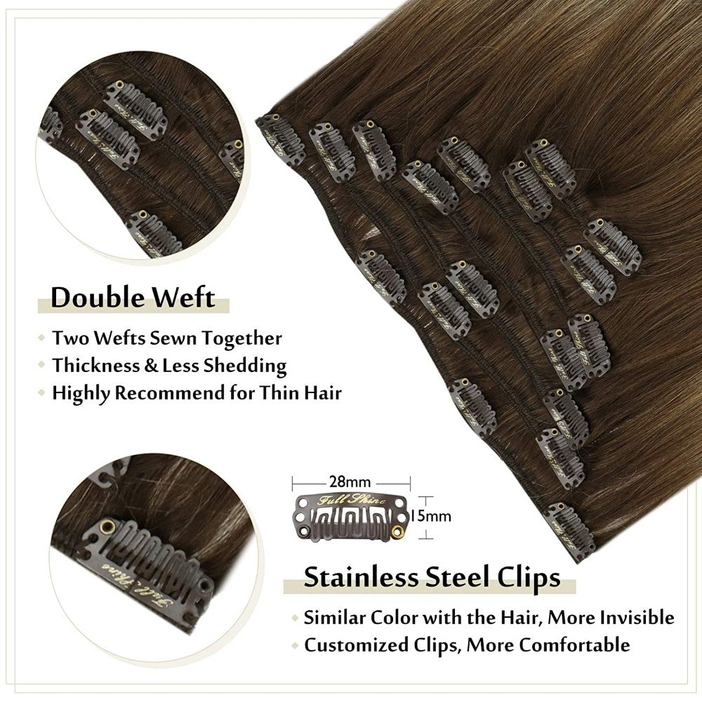 balayage clip hair extensions