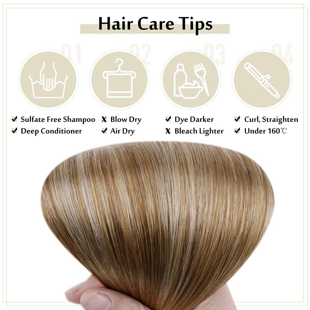 double weft clip hair extensions