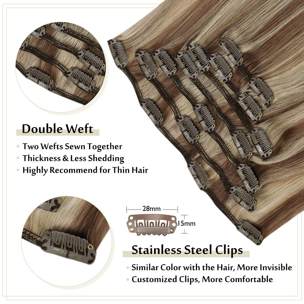 remy hair extensions clip in