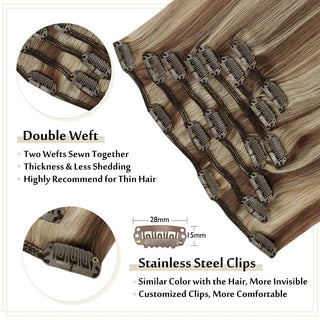remy hair extensions clip in