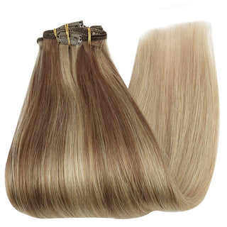 7 pieces clip hair extensions