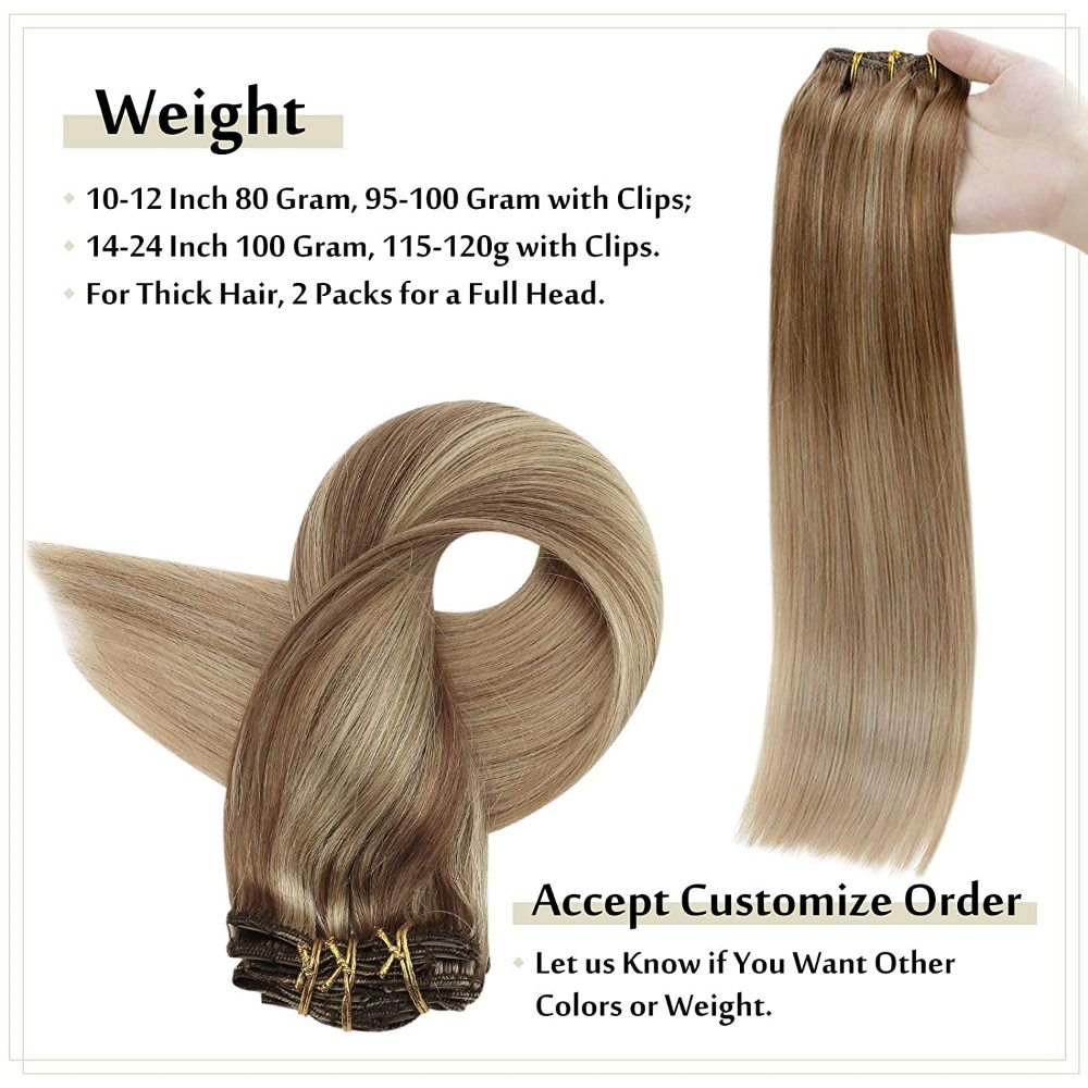 clip in human hair extensions
