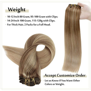 clip in human hair extensions