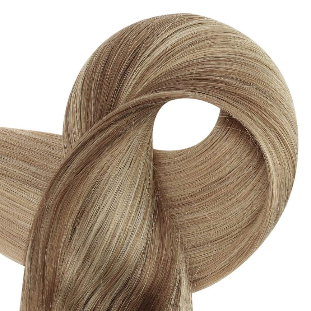 100 human clip hair extensions