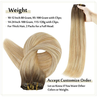 clip in human hair extensions