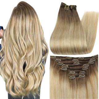 clip in human hair