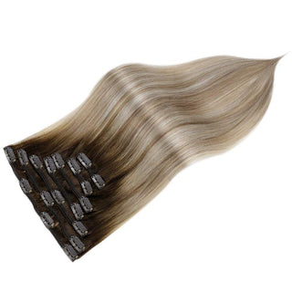 7 pieces clip hair extensions