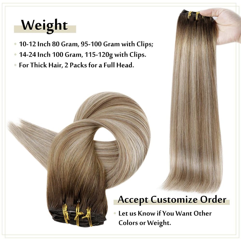 clip in human hair extensions