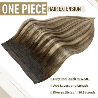 invisible crown hair extensions