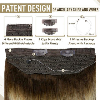premium halo hair extensions