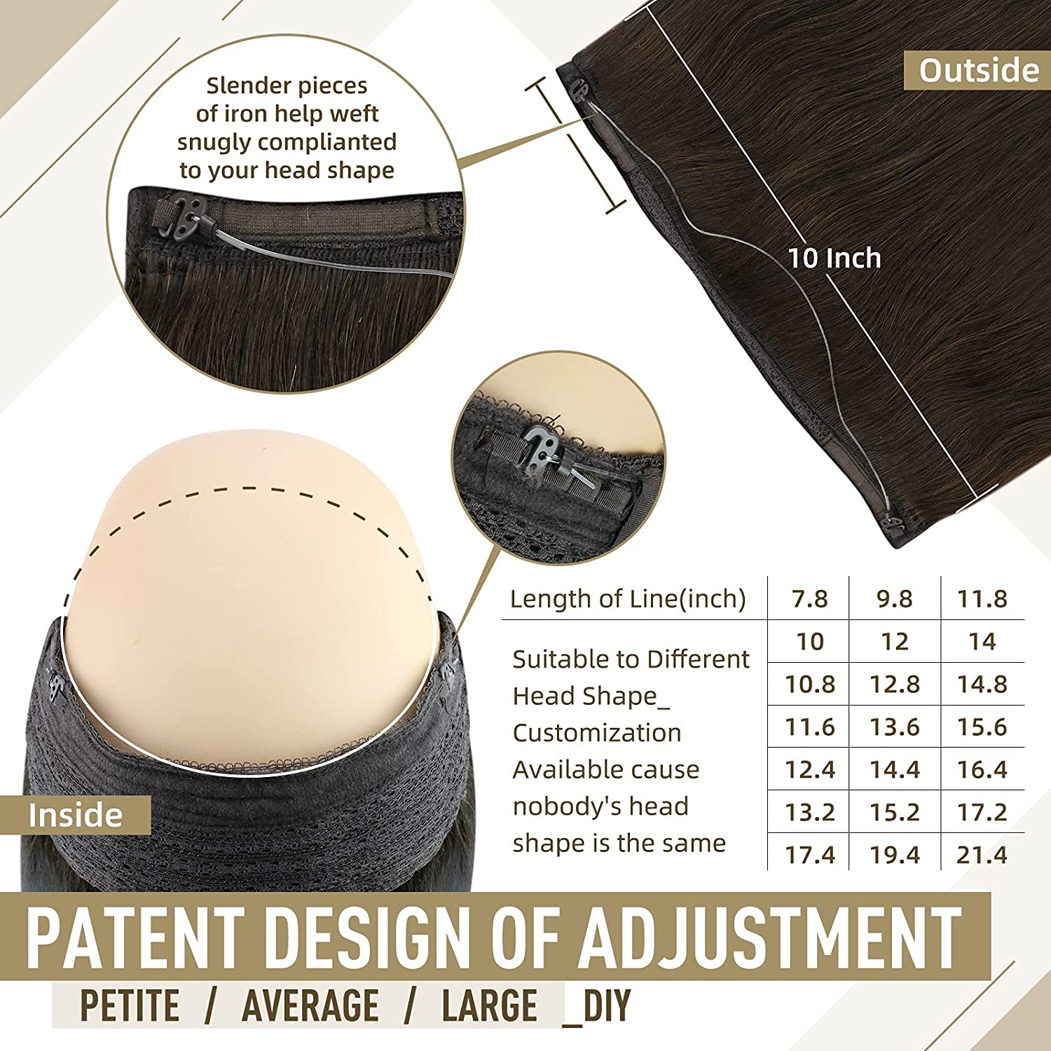 one piece hair extension halo