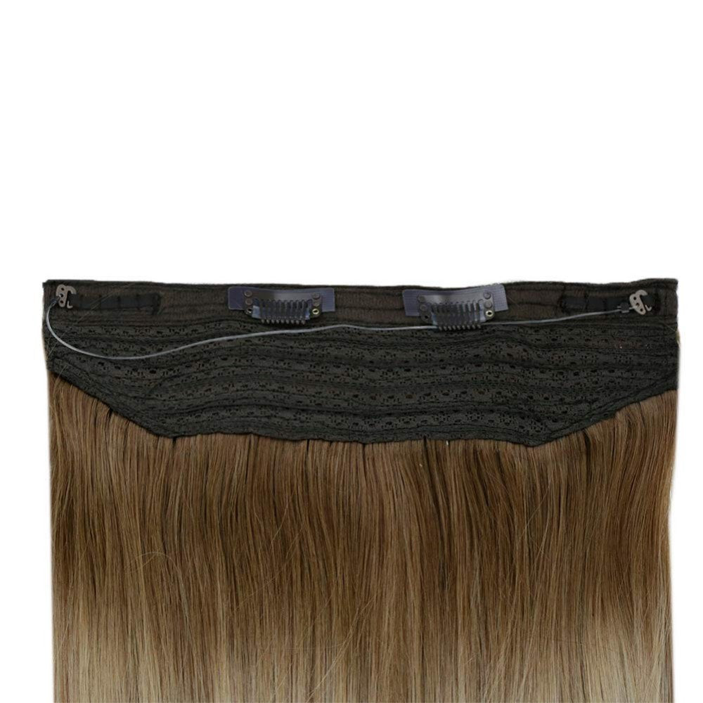 brown halo hair extensions