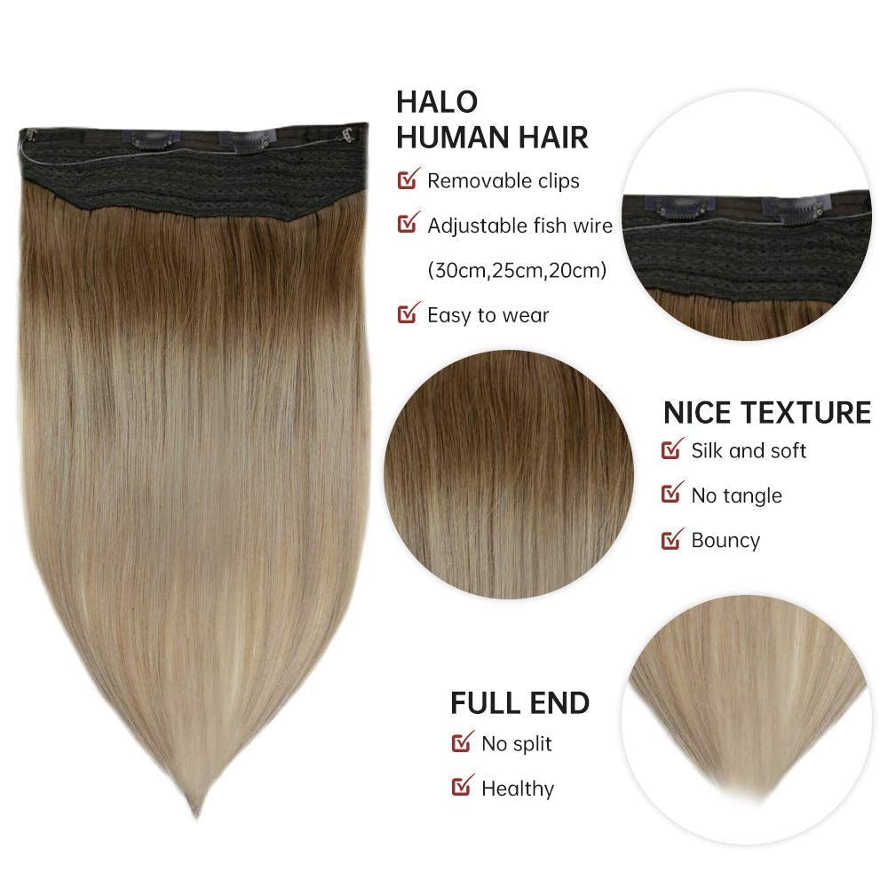 halo hair extensions human hair