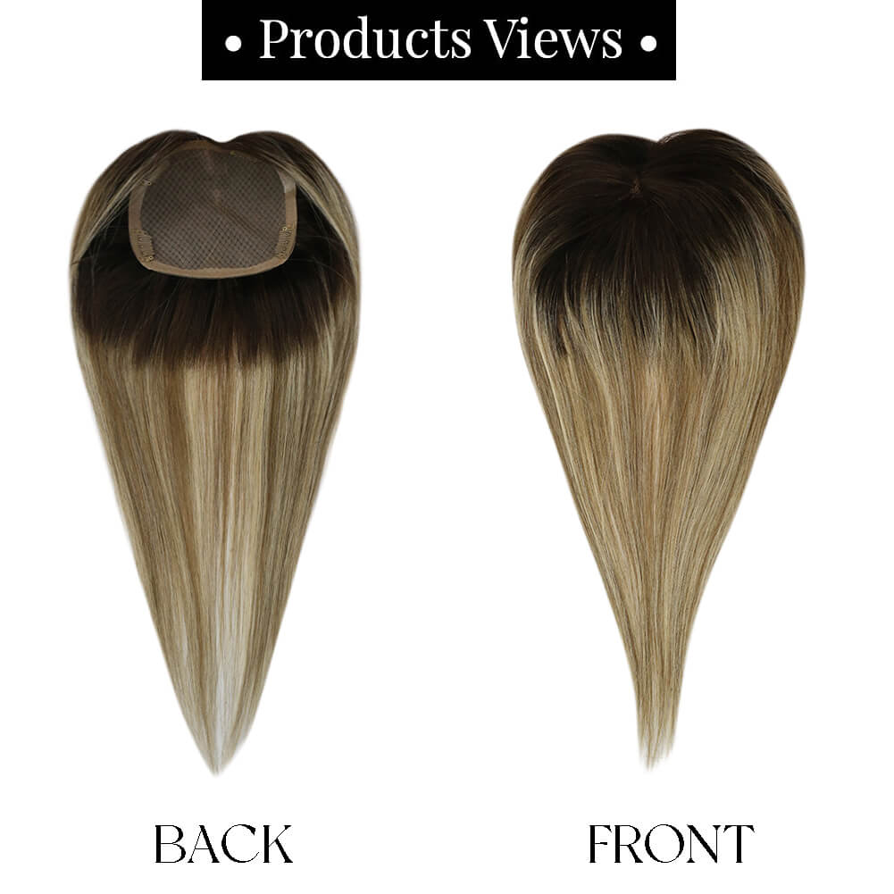 real hair hair toppers