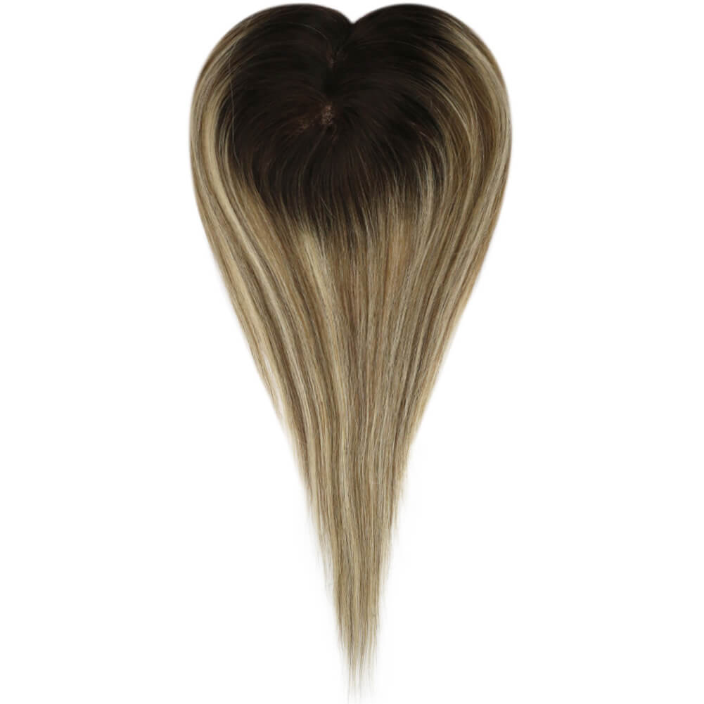 balayage hair topper