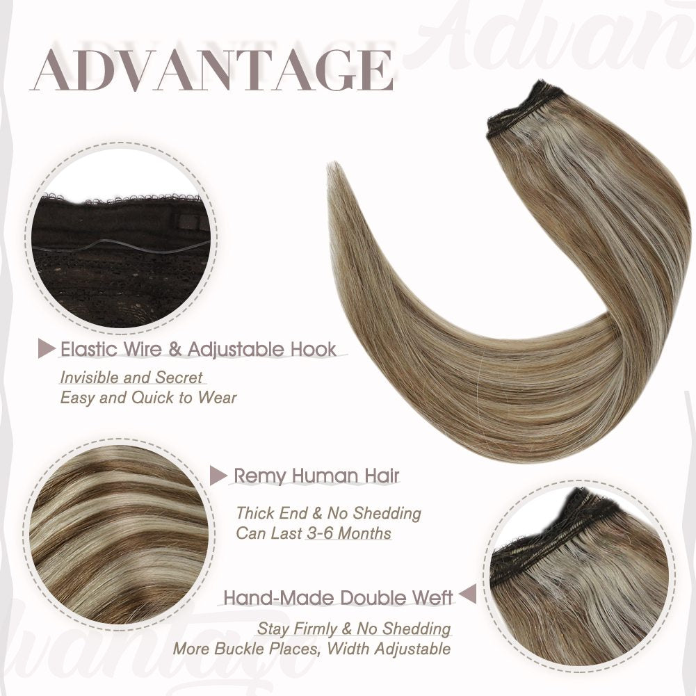 16 inch halo hair extensions