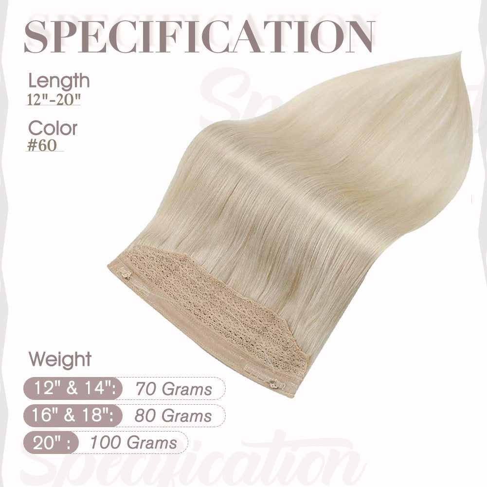 hidden crown halo hair