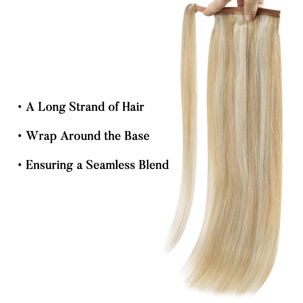 ponytail extension wrap around