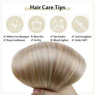 blonde clip in hair extensions