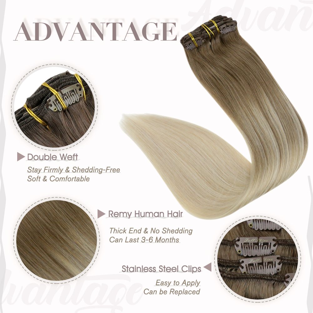 best human hair clip extension