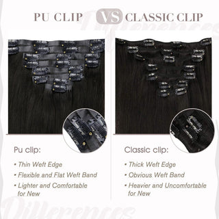 invisible hair extensions clip in